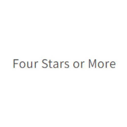 Four Stars Or More